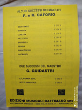 F. & R. CAFORIO - G. GUIDASTRI - FASCICOLO 10 SPARTITI (1987) - ED. BATTIMANO