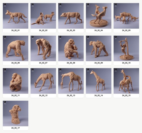 Animali dell africa set - dell'africa,