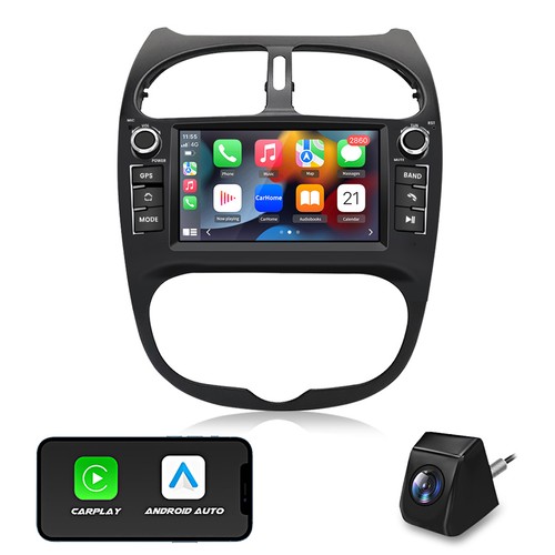 Carplay per peugeot 206 - carplay, 7"