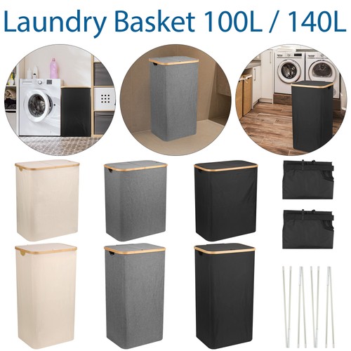 100l 140l cesto biancheria - 140l,
