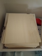 Compensato Di Pioppo 3mm 40x40 cm n°10 Fogli Facciata Bella - Schiena con nodi