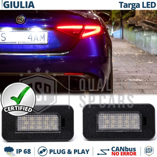 Luci targa led per - targa, alfa