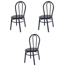  3 Pezzi Mini Sedia in Ferro