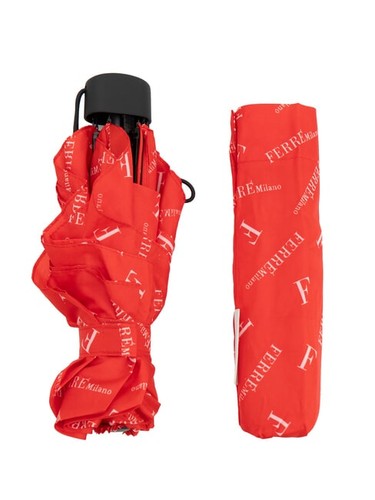 Ombrello mini pieghevole rosso - mini,