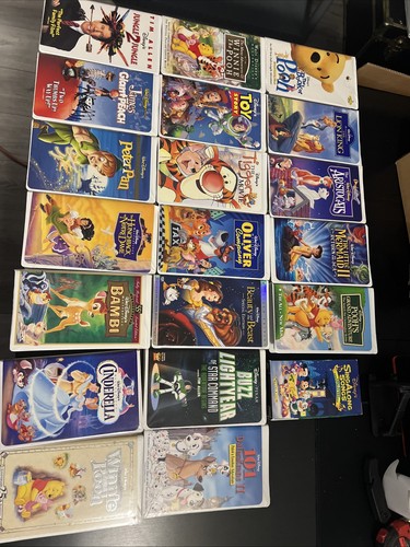 Lot vintage disney vhs - of,