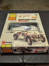 1:18 BURAGO KIT MODELLINO METALLO PRESSOFUSO MERCEDES SSKL MILLE MIGLIA Nuovo