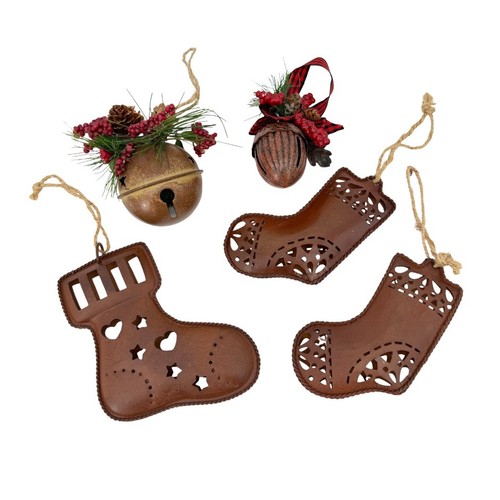 Ornamenti natalizi metallo - ornamenti,
