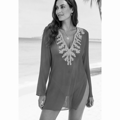 Antonio melani jeweled sheer - antonio,