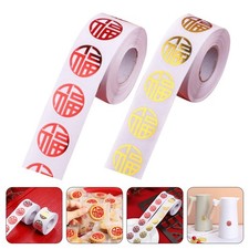  2 rotoli di adesivi festivi