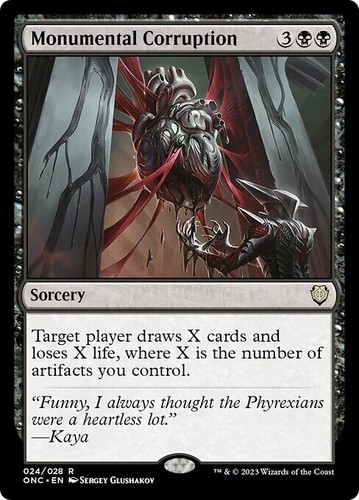 Corruzione monumentale mtg - corruzione,