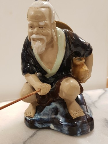 Figurina pescatore shiwan - figurina,