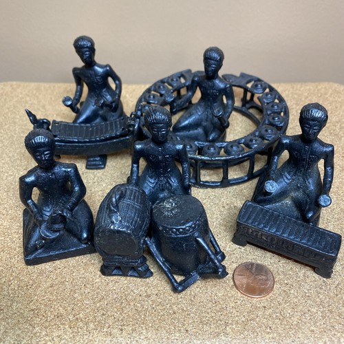 Figurine musicista bronzo - musicista,,
