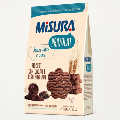 Biscotti misura con - misura, cacao
