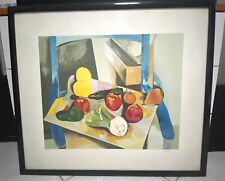 RENATO GUTTUSO - NATURA MORTA, 1985 serigrafia con certificato di autenticità