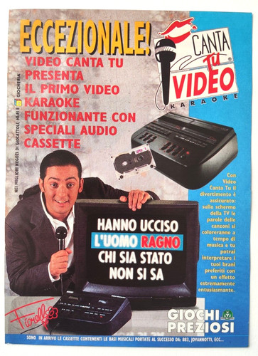 Pubblicita canta video - pubblicita',