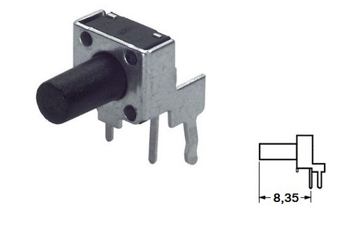 Micro mini pulsante 6x6mm - 5x,