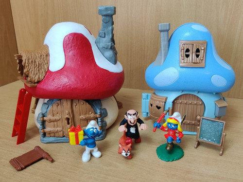 Smurfs schleich large - -,