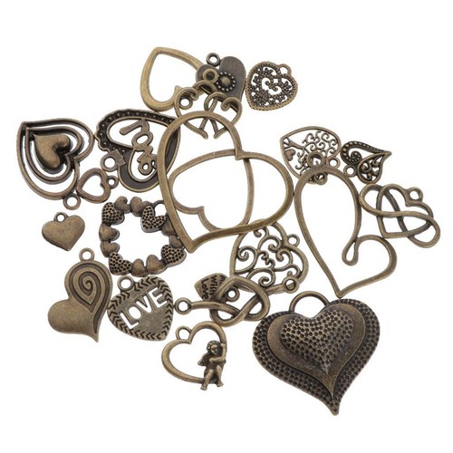 22x ciondoli forma - forma, cuore