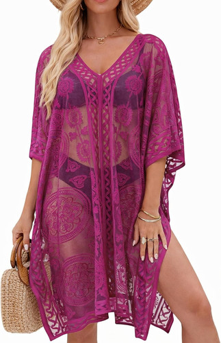 Kimono mare pizzo - mare,