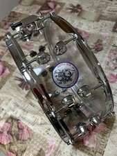 Rullante 14”x 5.5” In acrilico Metacrilato trasparente Hardware Mapex Pelli Remo