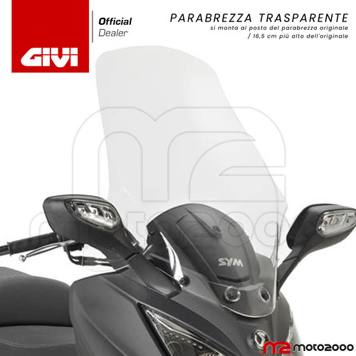 Parabrezza givi sym joymax - parabrezza, [givi]