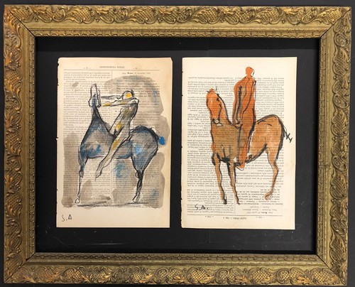 Disegni pastello e china - , 2