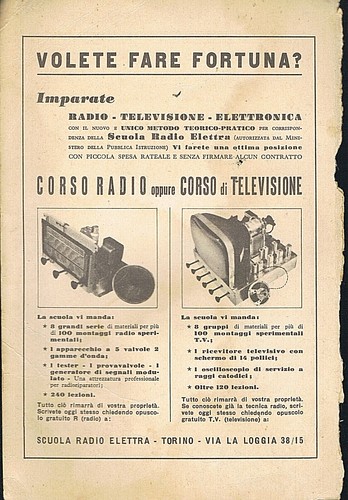 Pubblicità scuola radio - pubblicità,