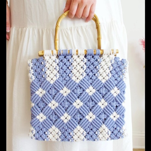 Borsa shopper zara macramè - borsa,