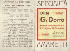 Orario Tascabile Dotto Acqui