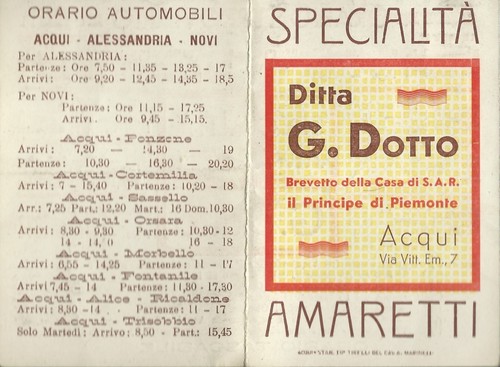 Orario tascabile dotto acqui - orario,
