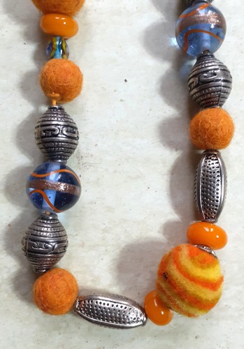 Collana feltro - collana,