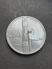 (145) Moneta 2 Lire Buono 1924