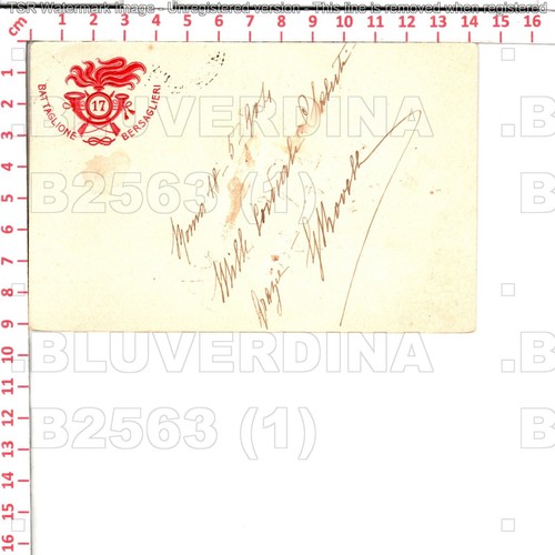 B2563 militare bersaglieri - militare,