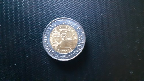 Moneta 500 lire polizia - 500, di
