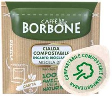 300 Cialde Dek Caffè Borbone Ese 44 Mm. Filtro Carta Decaffeinato Deca
