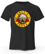 T-SHIRT GUNS N'ROSES LOGO CLASSICO MAGLIETTA GN'RS ROCK MUSIC