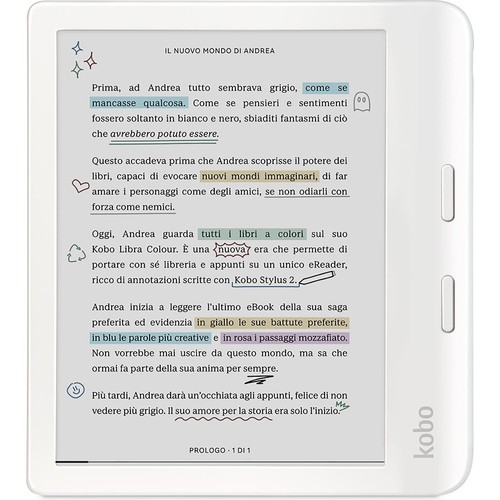 Ereader kobo libra - kobo, colore