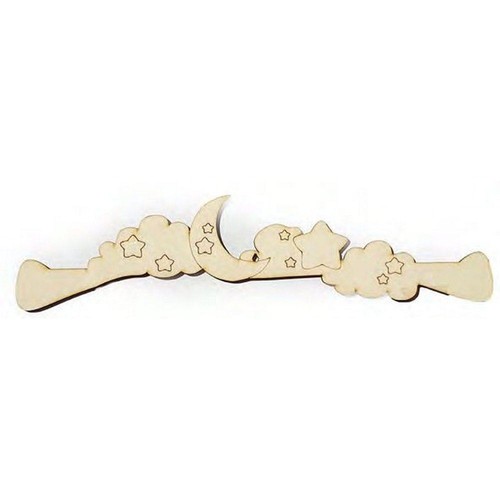 Motivi legno stampellina - in,