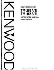 Bedienungsanleitung-Operating Instructions für Kenwood TM-255, TM-455 