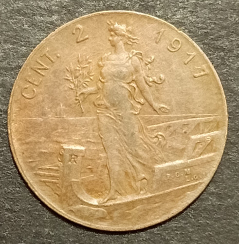 Centesimi lire prora 1917 bb - prora,