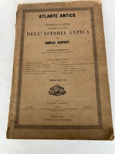 Atlante antico dodici carte - antico,
