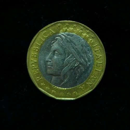 Moneta delle 1000 lire - 1000, e