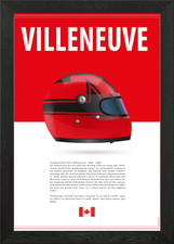 Gilles Villeneuve Elmetto