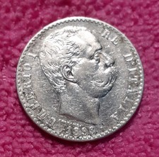 Lire 1898 rara stemma - 2,