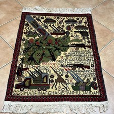 Tappeto vintage anni 80 guerra