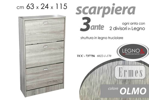 Scarpiera ante salvaspazio - 3,