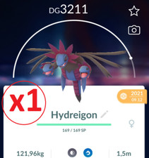 Pokemon Hydreigon x1 GO -