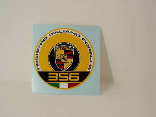 Porsche 356 registro - , adesivo