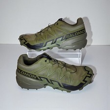 Scarpe da corsa uomo Salomon Speedcross 6 Trail RARA taglia 14 verde oliva 471612