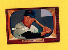 1955 Bowman Dale Mitchell #314